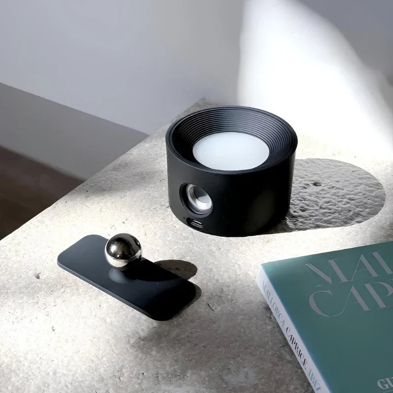 Cordless Wall Lamp, Magnetic Rechargeable Reading Light, Touch or Remote