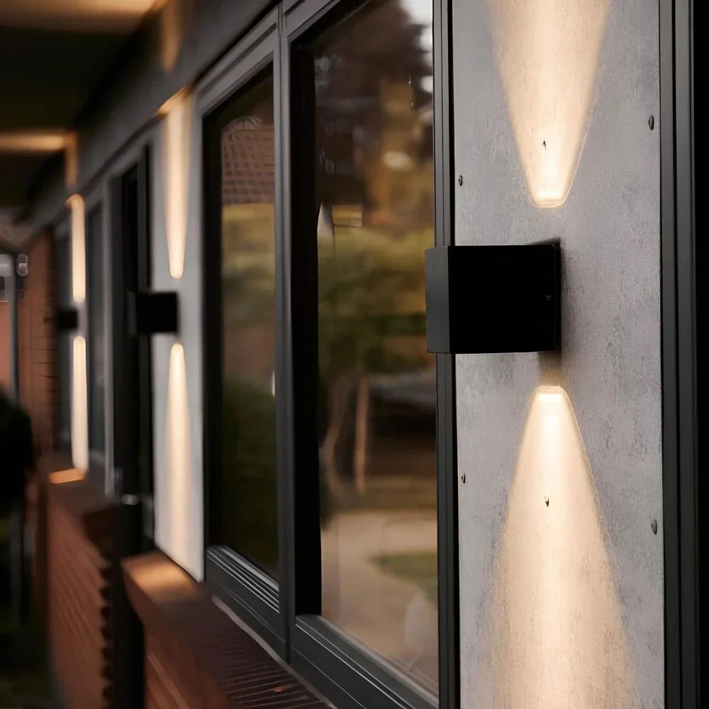 Adjustable Wall Light, LED Cube Sconce, Hardwired or Rechargeable, 4 Finishes