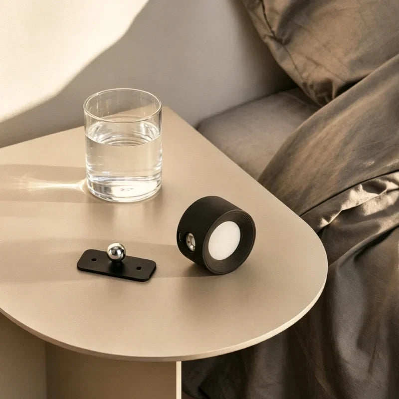Cordless Wall Sconce, Rechargeable Stick-On Wall Light with Touch or Remote