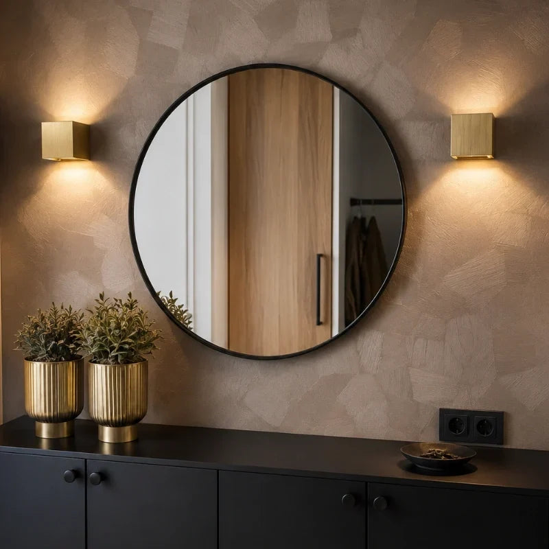 Adjustable Wall Light, LED Cube Sconce, Hardwired or Rechargeable, 4 Finishes
