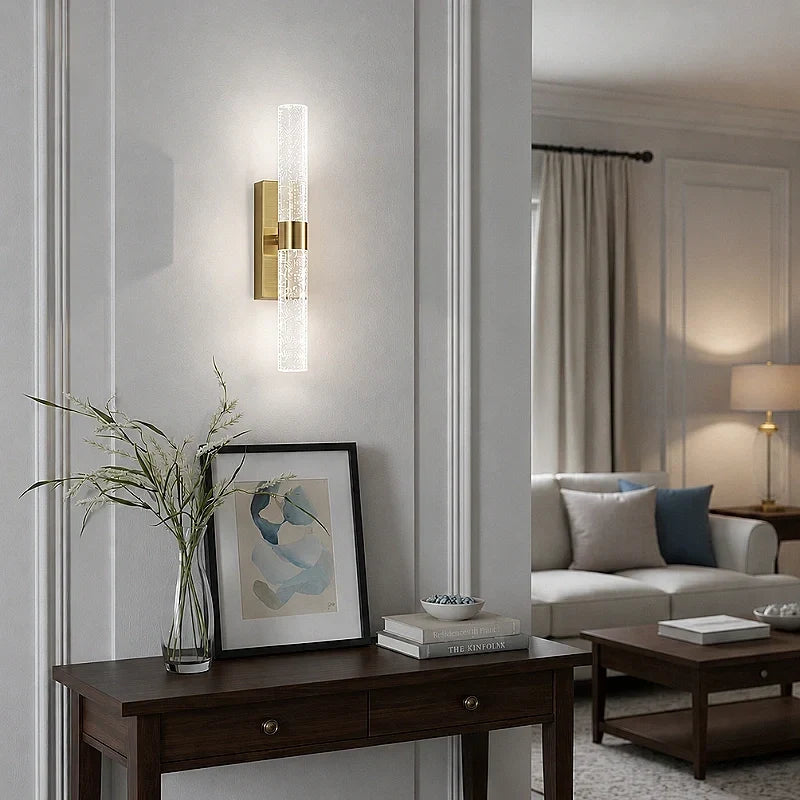 Crystal Bubble Wall Light, Dimmable with Remote