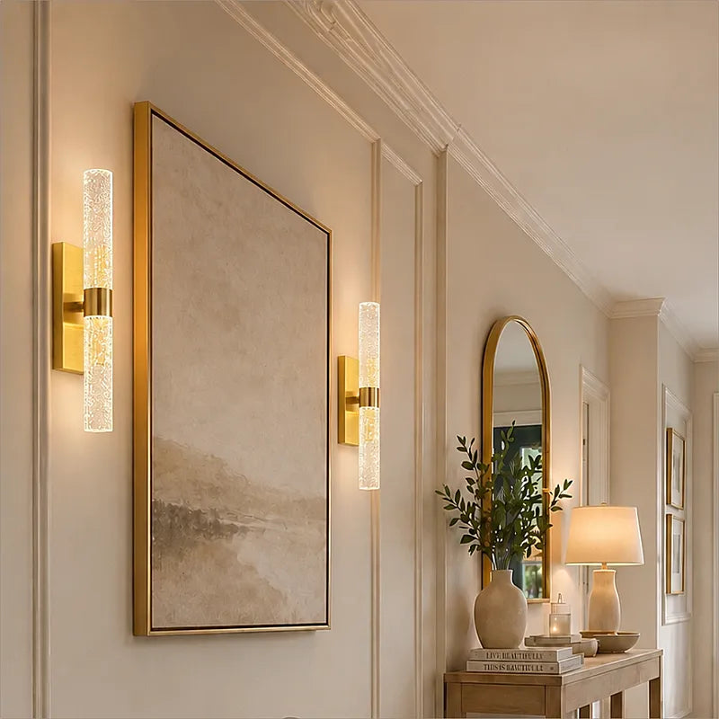 Crystal Bubble Wall Light, Dimmable with Remote