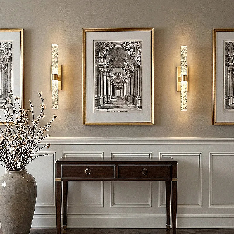Crystal Bubble Wall Light, Dimmable with Remote
