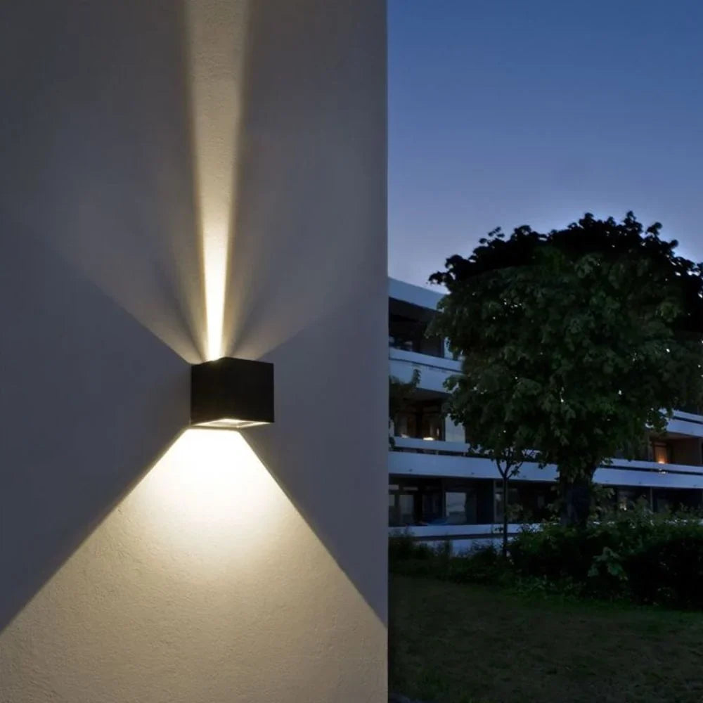 Adjustable Wall Light, LED Cube Sconce, Hardwired or Rechargeable, 4 Finishes