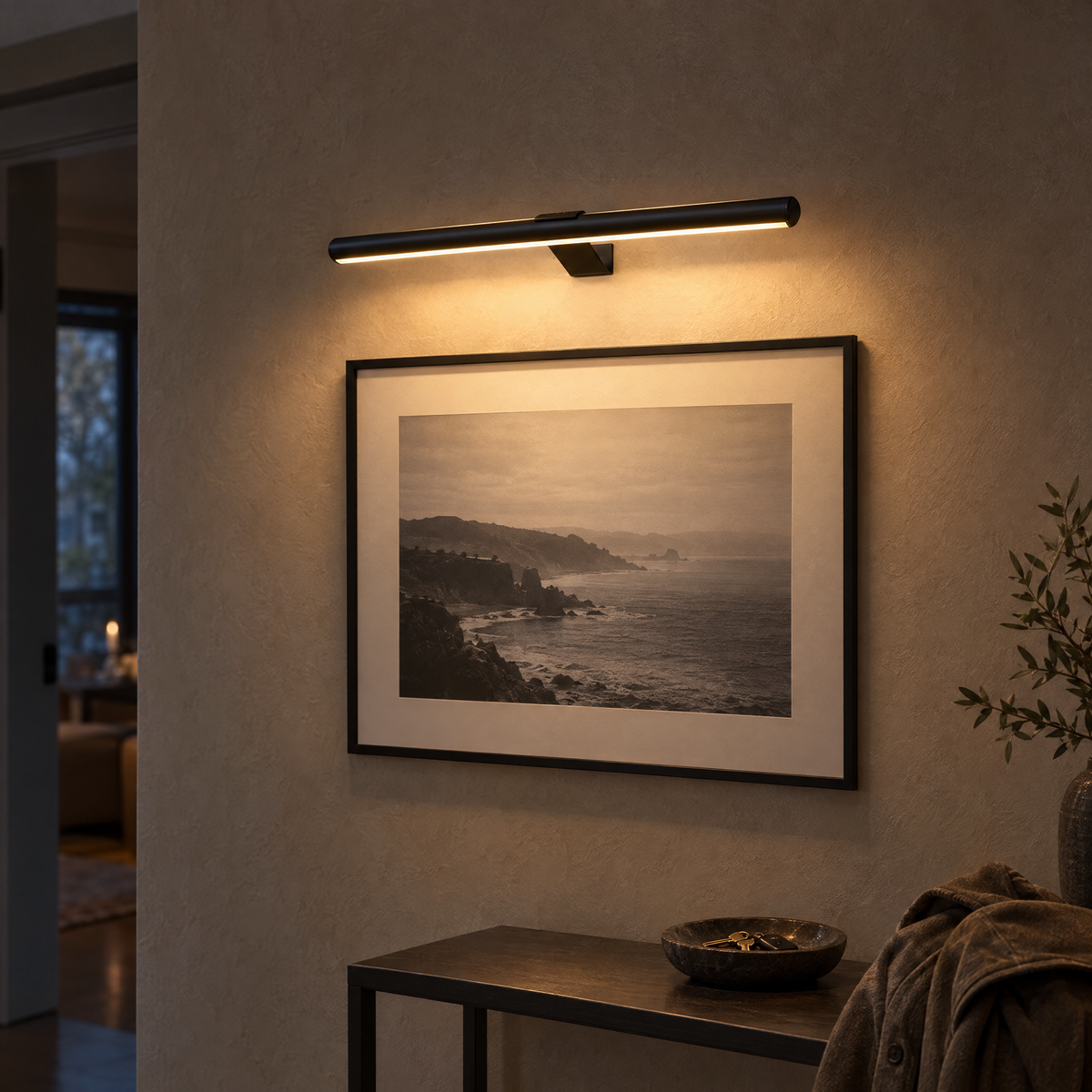 Cordless Picture Light, Rechargeable Art Light with Remote, 12 or 16 Inch