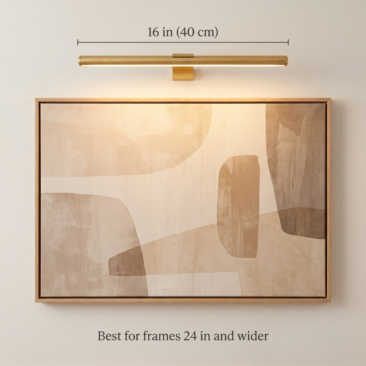 Cordless Picture Light, Rechargeable Art Light with Remote, 12 or 16 Inch