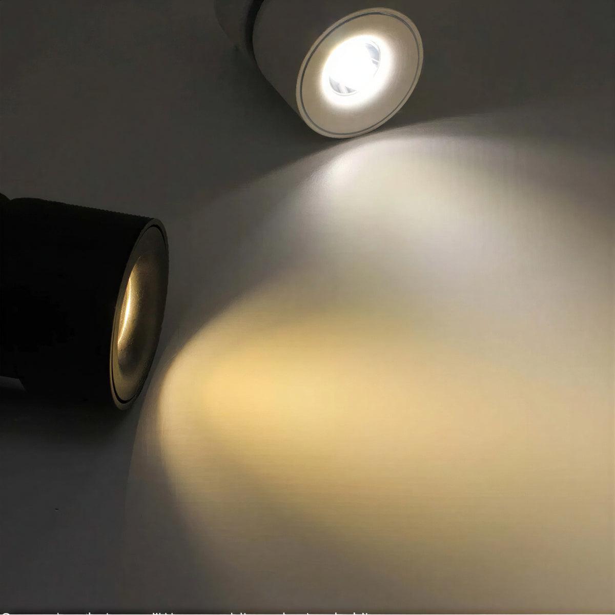 Ceiling Spotlight, Adjustable Angle LED Flush Mount, 2 Colors